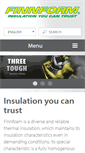 Mobile Screenshot of finnfoam.com