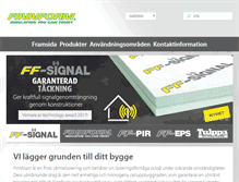 Tablet Screenshot of finnfoam.se