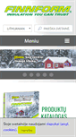 Mobile Screenshot of finnfoam.lt