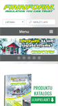 Mobile Screenshot of finnfoam.lv