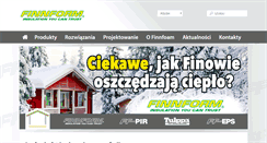 Desktop Screenshot of finnfoam.pl